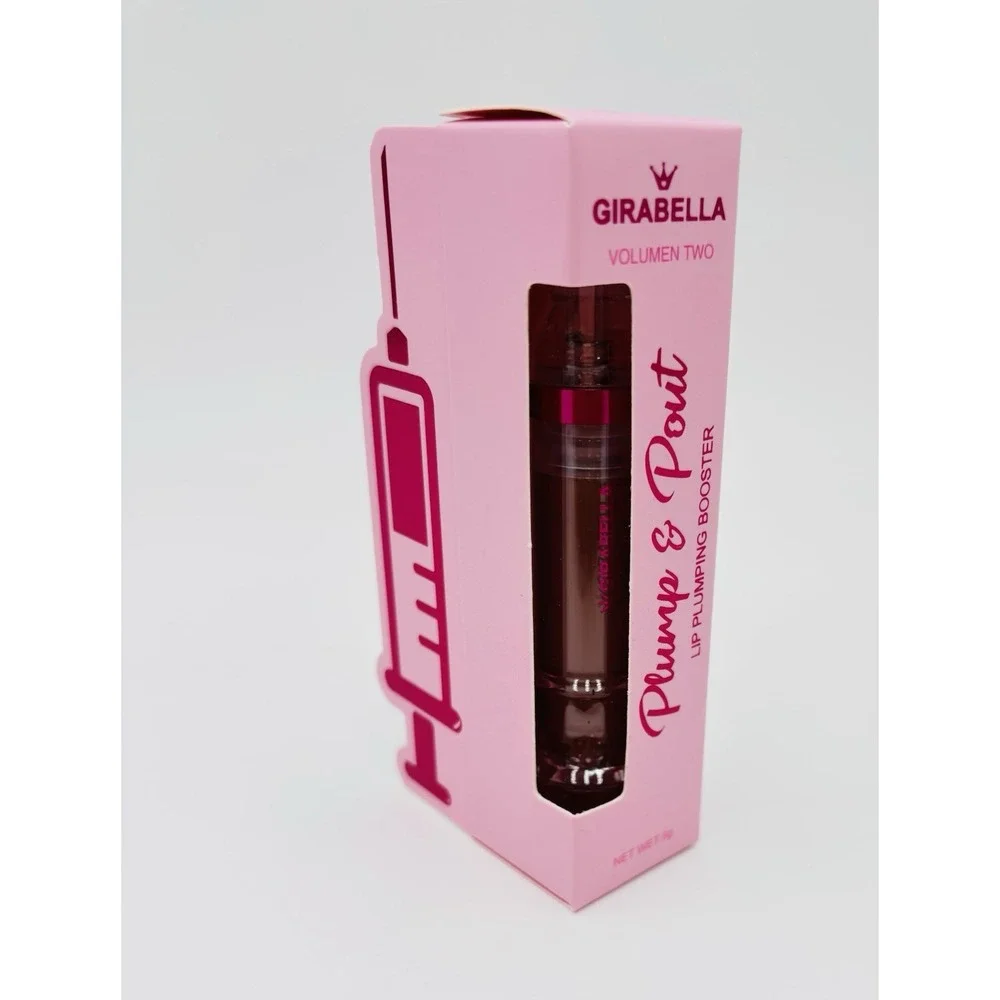 Girabella Volumen Two Plump & Pout Lip Plumping Booster Pearl Nude NIB‎ 5g
